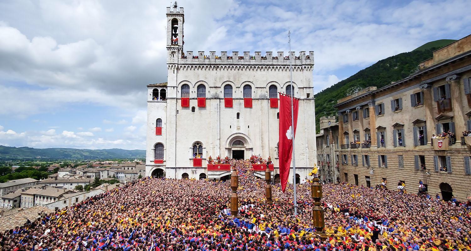 Via Mazzini 23A Lejlighed Gubbio Eksteriør billede